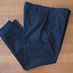 Croft & Barrow Black Chinos Straight-Leg Cotton Blend